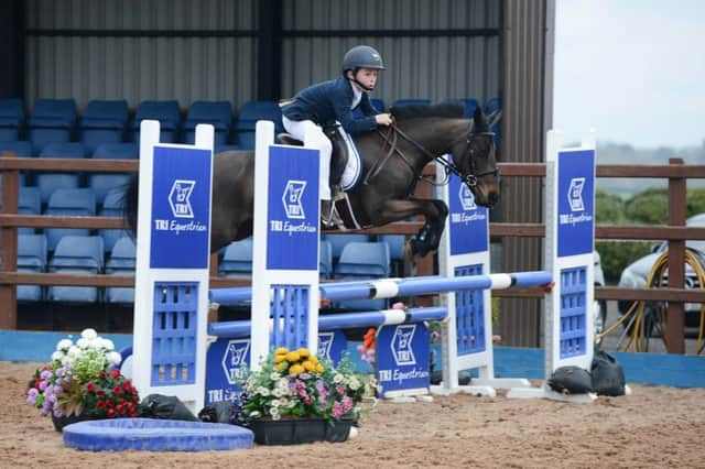 James Derwin riding Dawn's Little Princess, winners of the 128 U10 Coolmore Stud Pony Premier. Pictures: Victoria O'Connor