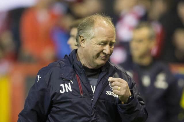Rangers caretaker manager Jimmy Nicholl