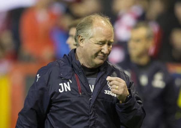 Rangers caretaker manager Jimmy Nicholl