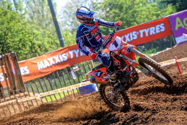 Motocross action