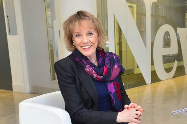 Dame Esther Louise Rantzen DBE in the Newsletter offices.
Picture by Arthur Allison.