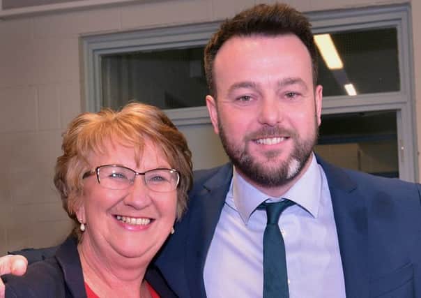 SDLP MLA Dolores Kelly, pictured with party leader Colum Eastwood, said she is saddened by actions of  councillors