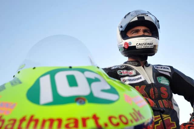 Robert Dunlop pictured on the grid before setting off on that fateful practice session at the North West 200 on May 15, 2008.