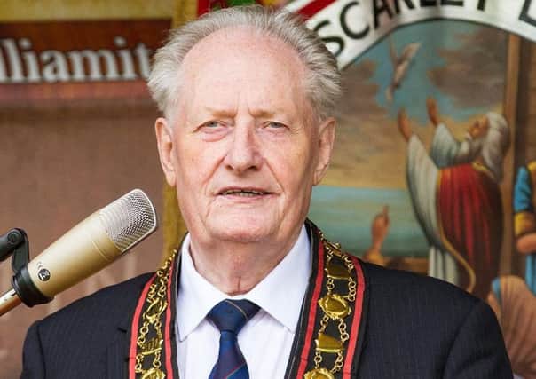 Royal Black Sovereign Grand Master Millar Farr is to stand down after 10 years in the position