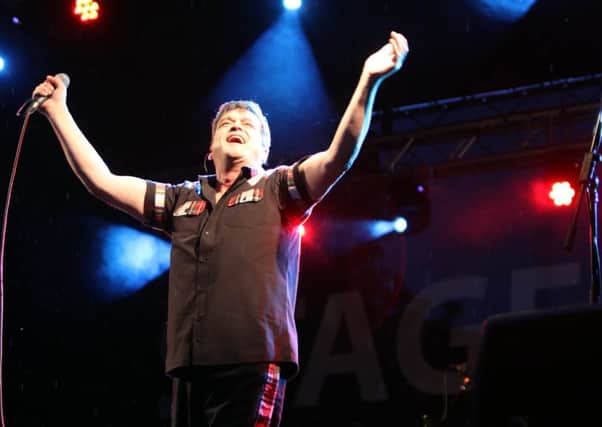 Bay City Rollers' Les McKeown. The group will be performing at May in the Marquee at Glenarm Castle next weekend