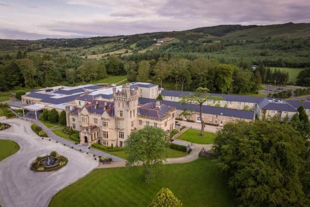 The Solis Lough Eske Castle Hotel and Spa offers five-star luxury in an idyllic setting.