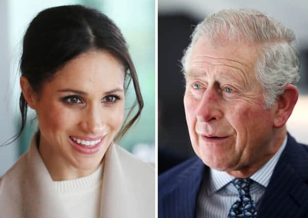 Meghan Markle will be escorted up the aisle of St George's Chapel at Windsor Castle by Prince Charles.