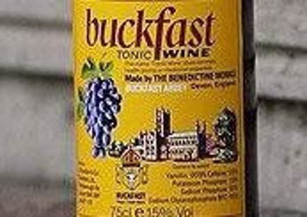 A bottle of Buckfast