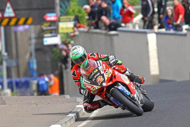 PBM Ducati rider Glenn Irwin was in a class of his own in the Superbike races at the North West 200.