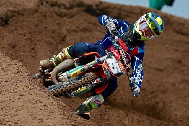 Ryan Mawhinney finished second  overall in the big wheel 85cc class at Preston Docks.
