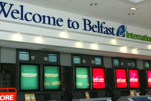 Belfast International Airport.  Picture by Bernie Brown.