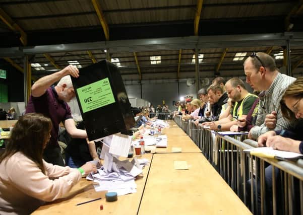 Votes are counted in Dublin in the referendum on abortion in the Republic. Northern Ireland could also gauge views of the public by holding a referendum on the matter