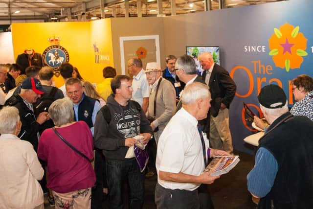 Large numbers visited the Grand Lodge outreach stand at last weeks Balmoral Show
