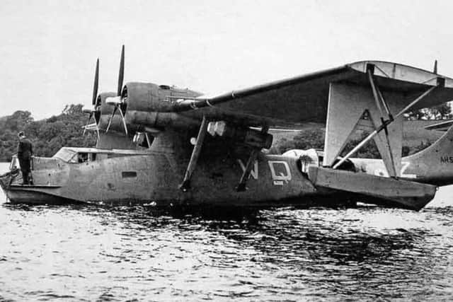 The Catalina from 209 Squadron at Castle Archdale that sighted Bismarck on May 26th 1941