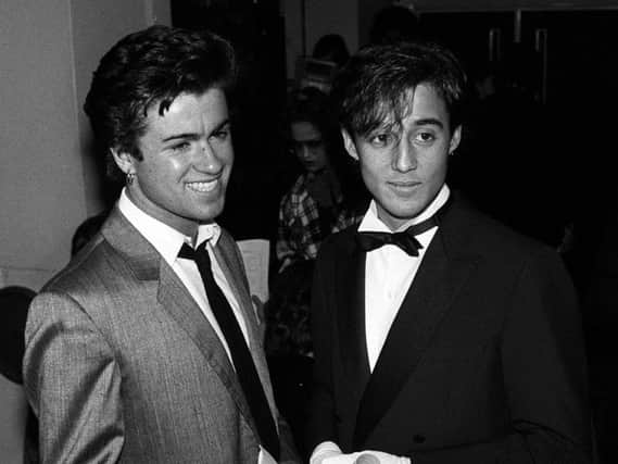 File photo dated 30/3/1984 of George Michael with Andrew Ridgeley. Michael's ex-bandmate has said he would like to see a permanent memorial to the late star