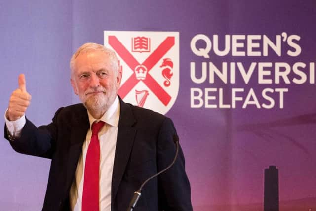 Jeremy Corbyn at Queen's