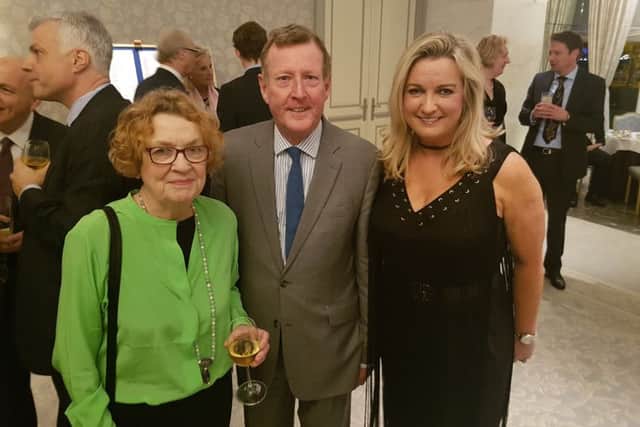 With Ruth Dudley Edwards and Lord Trimble
