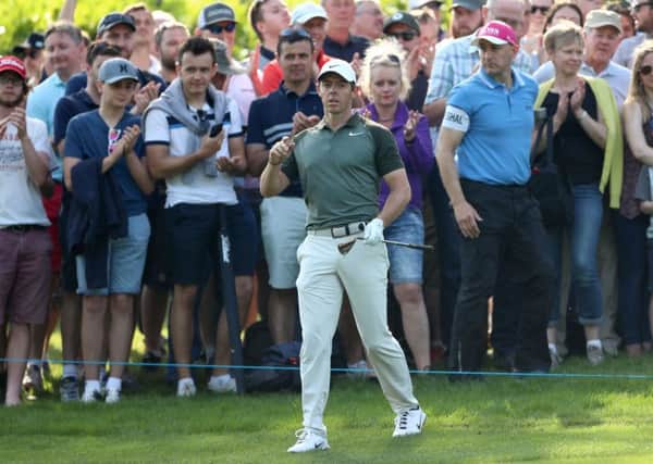 Northern Ireland's Rory McIlroy in action during day three of the 2018 BMW PGA Championship at Wentworth