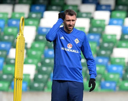 Northern Ireland's Gareth McAuley. Pic Colm Lenaghan/Pacemaker