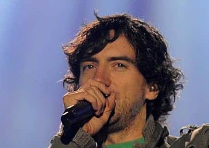 Snow Patrol frontman Gary Lightbody.