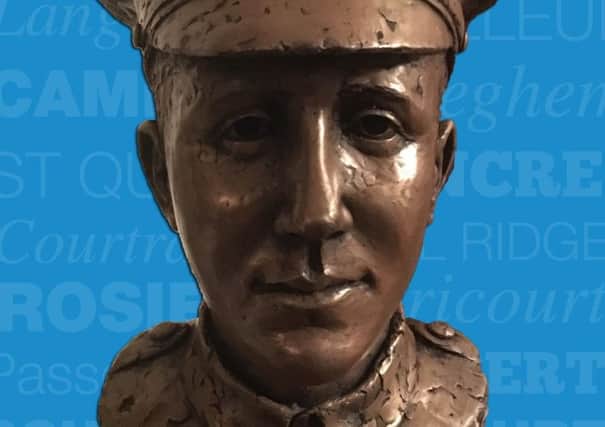 Artists impression of the bust of William McFadzean VC