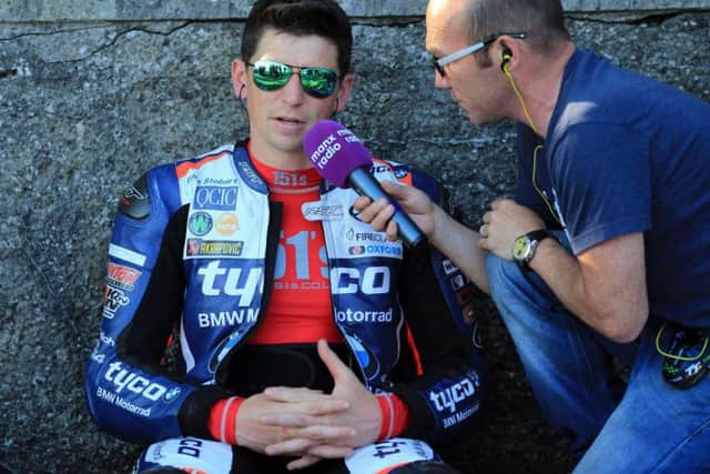 Dan Kneen pictured before practice on Tuesday evening at the Isle of Man TT.