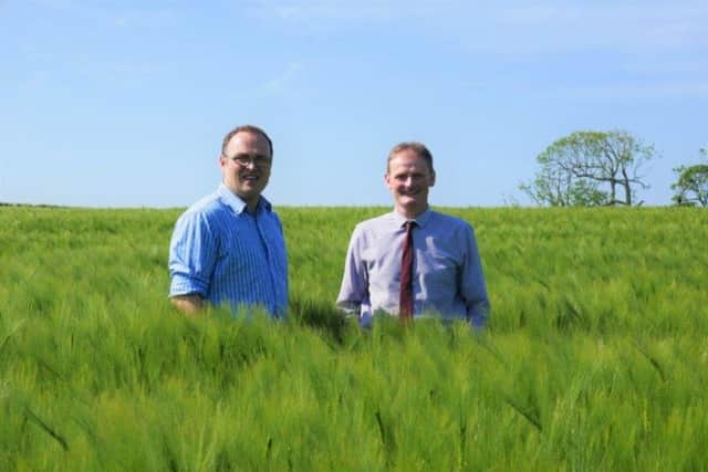 UFU Seeds and Cereals Chair, David Matthews and UFU deputy president, David Brown.