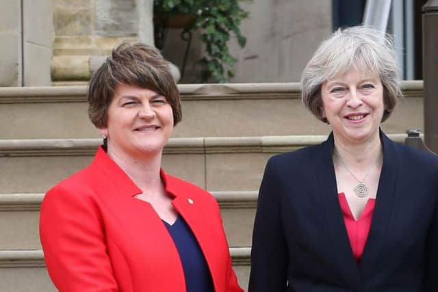 Prime Minister Theresa May and DUP leader Arlene Foster
