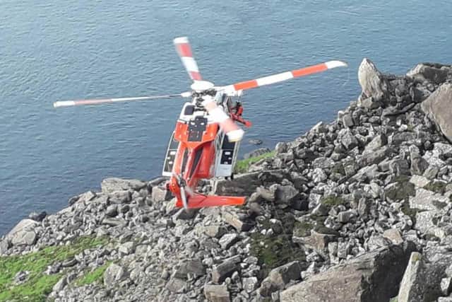 Images from the Fair Head rescue