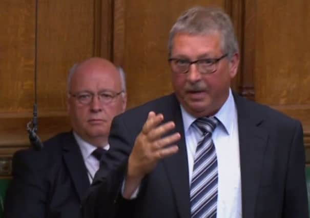 Sammy Wilson MP and David Simpson MP pictured in Commons during abortion debate. Alderman John Finlay writes: "I want to commend my DUP colleagues at Westminster  who spoke out so clearly in the recent debate in the House of Commons"