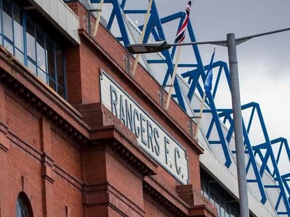 Ibrox, home of Glasgow Rangers FC