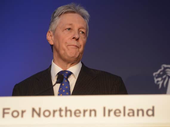Former first minister Peter Robinson