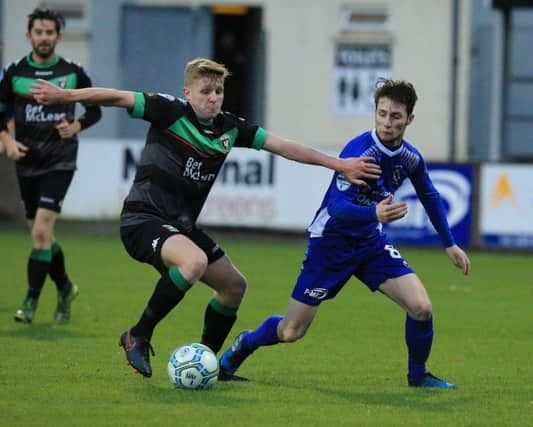 Corey McMullan has joined Dungannon Swifts from Glentoran.  Photo by David Maginnis/Pacemaker Press