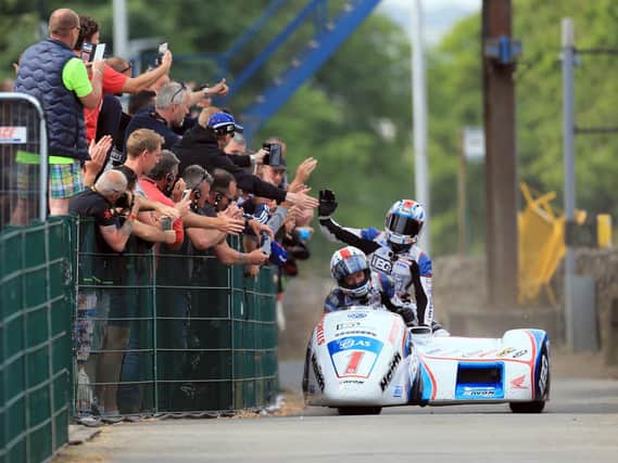 Ben and Tom Birchall made it a double as they won Friday's second Sidecar race at the Isle of Man TT.