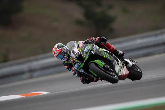 Kawasaki's Jonathan Rea dominated race one at Brno in the Czech Republic on Saturday to claim his 60th victory in World Superbikes.