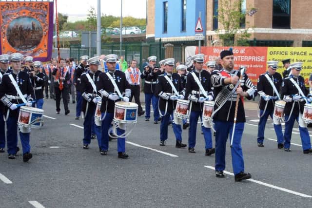 The Robert Graham Memorial Flute Band, one of those whose videos was removed by YouTube on Friday night