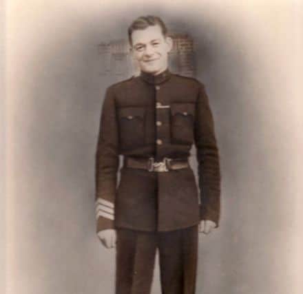 Sergeant Norman Robb pictured in his RUC uniform in the 1950s.