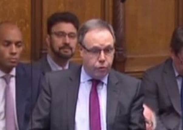 DUP MP Nigel Dodds speaking in the House of Commons