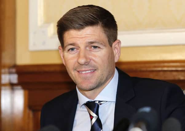 Rangers new manager Steven Gerrard