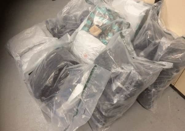 Police seized Â£1m worth of Class B drugs in Antrim today, 13 June 2018.