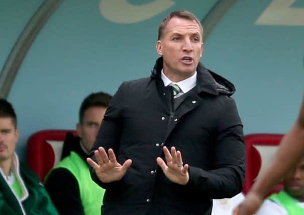 Celtic boss Brendan Rodgers. Pic by PA.