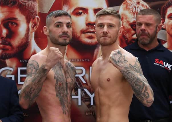 Lewis Ritosn and Paul Hyland jnr will go to war tonight