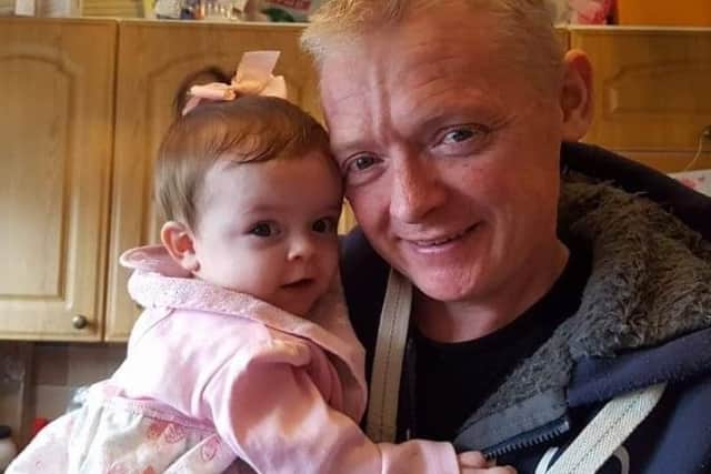 Little Emilie O'Connor with her daddy Gary