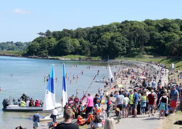 One of the hot days: Crowds on Helen's Bay beach on Sunday June 3. 

Picture by Jonathan Porter/PressEye