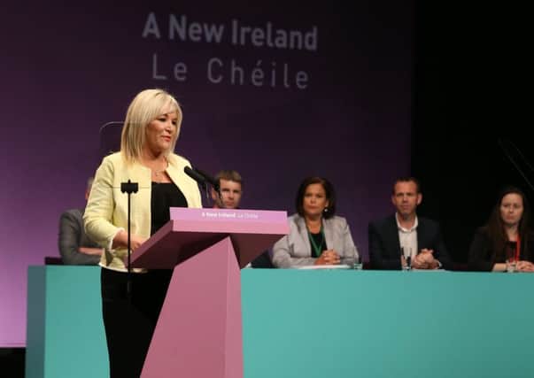 Sinn FÃ©in vice-president Michelle O'Neill