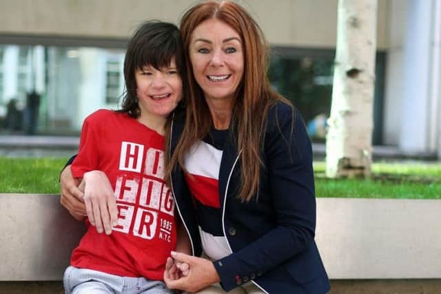 Billy Caldwell from Co Tyrone, with his mother Charlotte Caldwell. His case has generated national controversy over medical use of cannabis