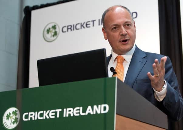 Cricket Ireland Chief Executive Warren Deutrom.