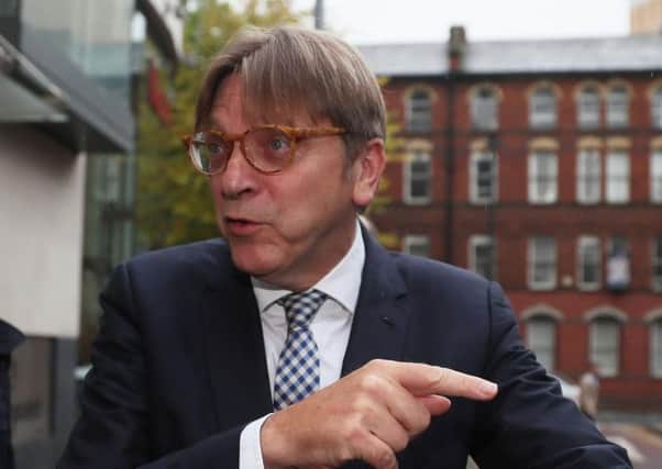 The European Parliament's chief Brexit negotiator, Guy Verhofstadt.