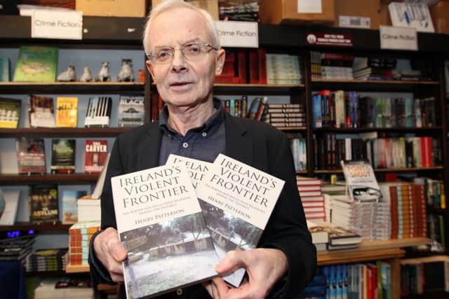 Professor Henry Patterson, seen above at the launch of his book, 'Ireland's Violent Frontier', in 2013, chaired the SEFF event on the legacy consultation