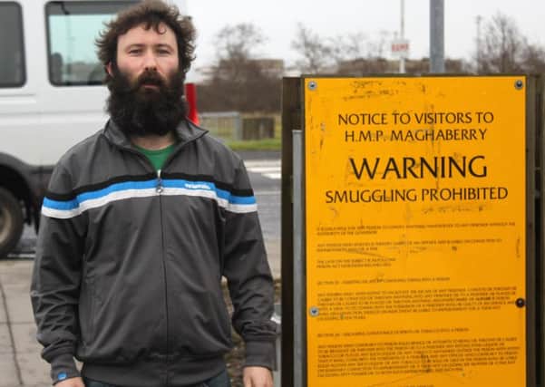 Damien McLaughlin pictured in 2011 outside Maghaberry Prison. Presseye: Belfast